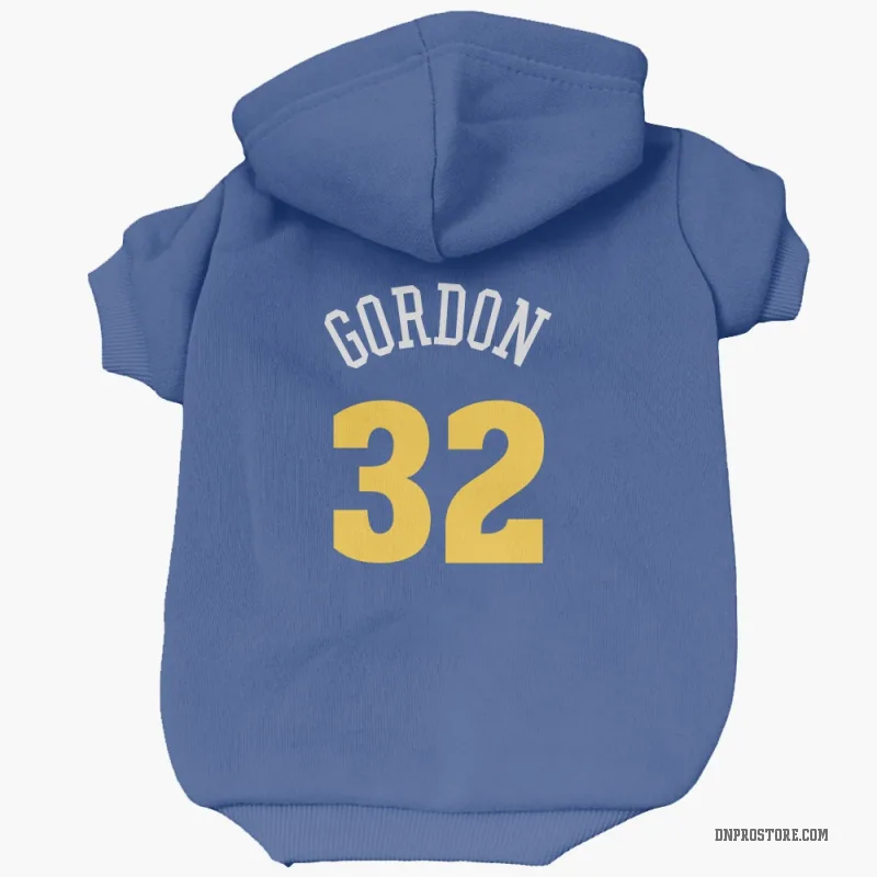 Aaron Gordon Blue Denver Nuggets Cat & Dog Pet Hoodie