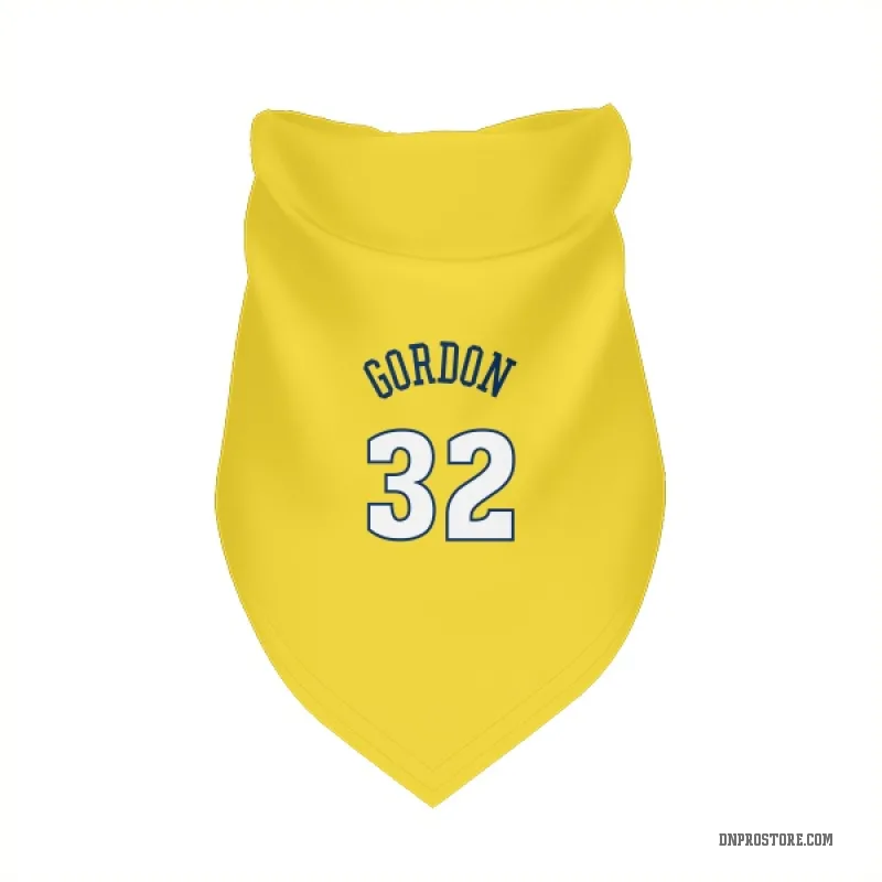 Aaron Gordon Gold Denver Nuggets Cat & Dog Pet Bandana
