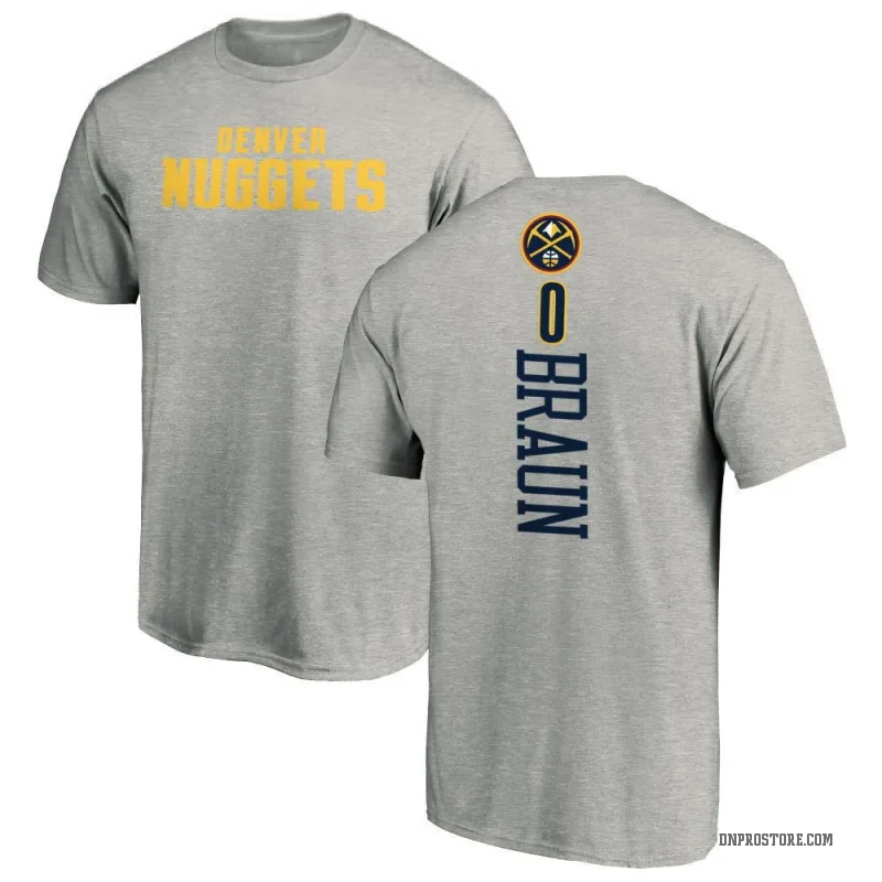 Christian Braun Men's Denver Nuggets Ash Backer T-Shirt