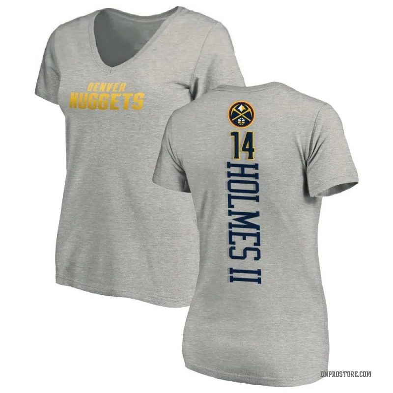 DaRon Holmes II Women's Denver Nuggets Ash Backer T-Shirt
