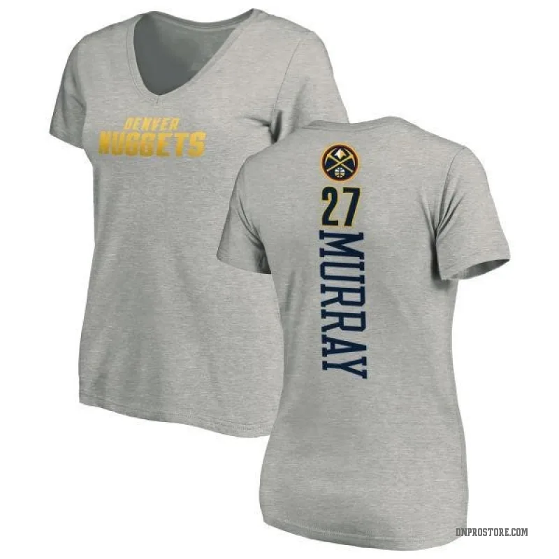 Jamal Murray Women's Denver Nuggets Ash Backer T-Shirt