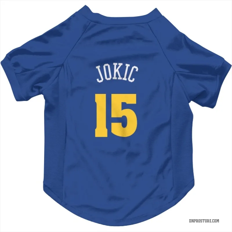 Nikola Jokic Blue Denver Nuggets Cat & Dog Pet Jersey
