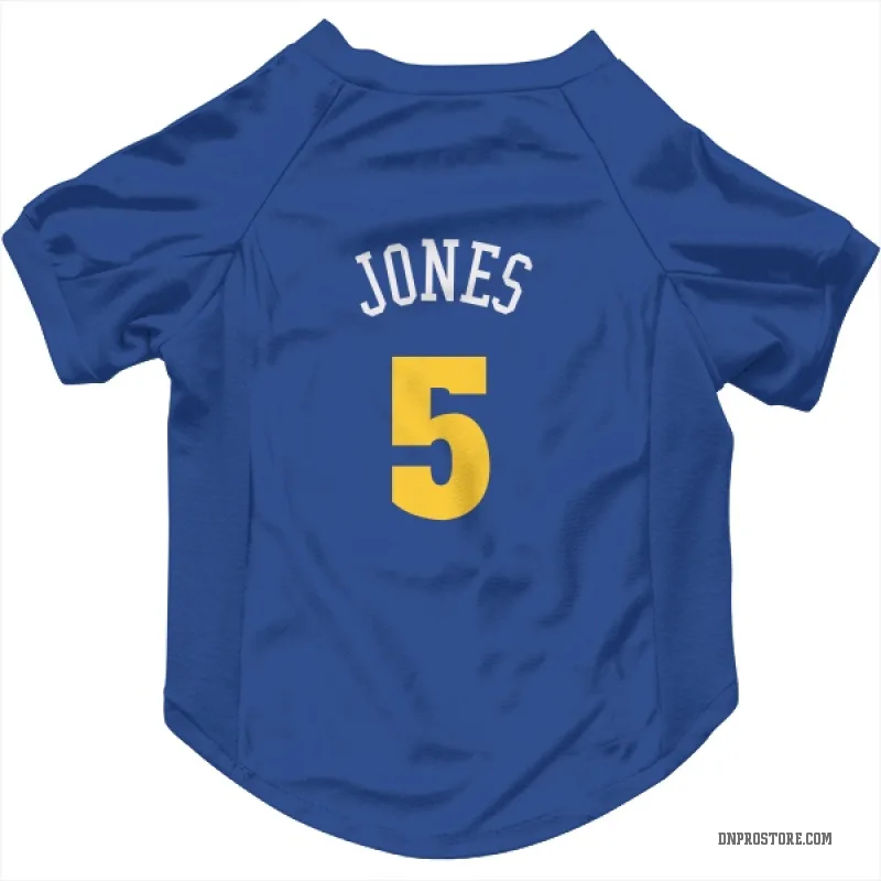 Tyus Jones Blue Denver Nuggets Cat & Dog Pet Jersey