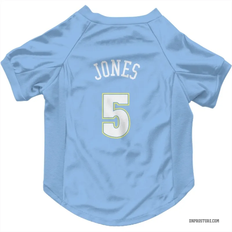 Tyus Jones  Blue Denver Nuggets   Power  Cat & Dog Pet Jersey