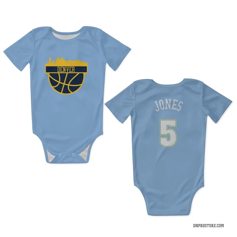 Tyus Jones  Blue Denver Nuggets   Power  Newborn & Infant Bodysuit