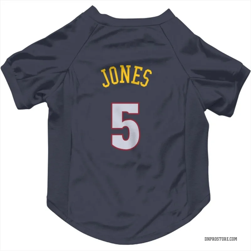 Tyus Jones Navy Denver Nuggets Cat & Dog Pet Jersey