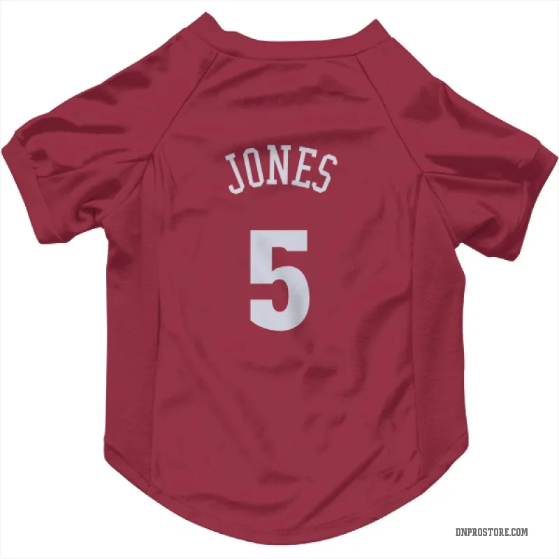 Tyus Jones  Red Denver Nuggets  Cat & Dog Pet Jersey