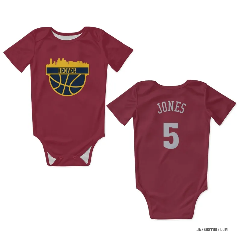 Tyus Jones  Red Denver Nuggets  Newborn & Infant Bodysuit