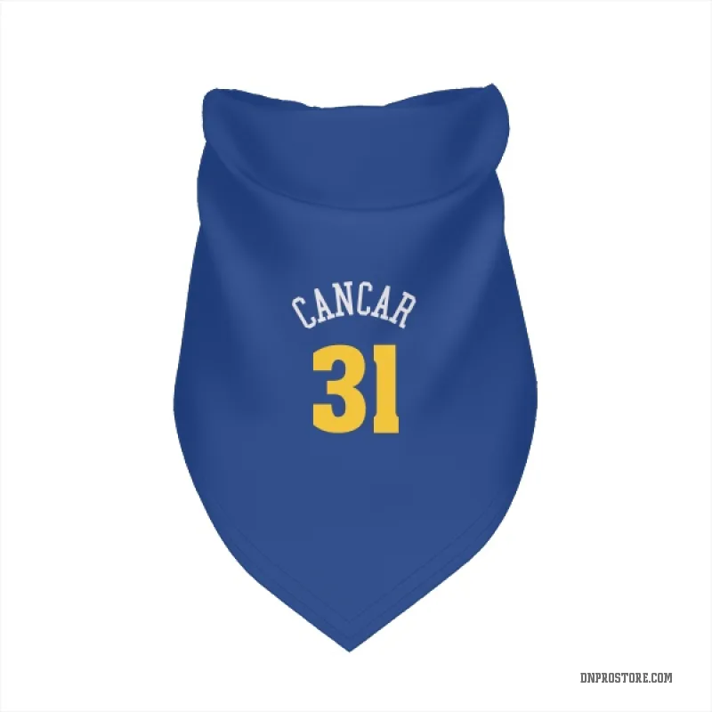 Vlatko Cancar Blue Denver Nuggets Cat & Dog Pet Bandana