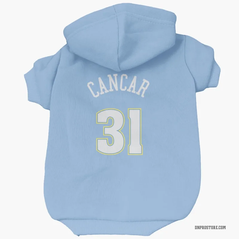 Vlatko Cancar  Blue Denver Nuggets   Power  Cat & Dog Pet Hoodie