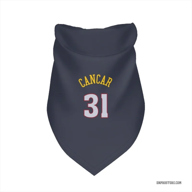 Vlatko Cancar Navy Denver Nuggets Cat & Dog Pet Bandana
