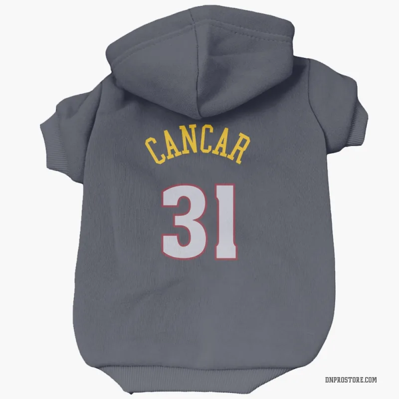 Vlatko Cancar  Navy Denver Nuggets  Cat & Dog Pet Hoodie
