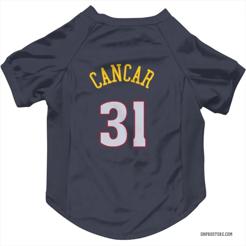 Vlatko Cancar Navy Denver Nuggets Cat & Dog Pet Jersey